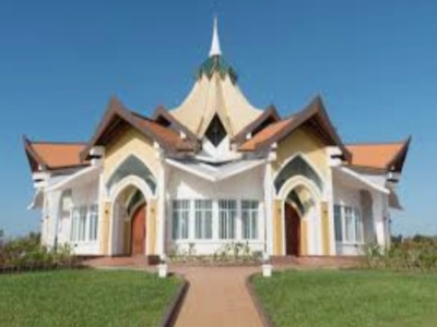 The Bahai Temple is world famous and very close to Battambang, Cambodia. 